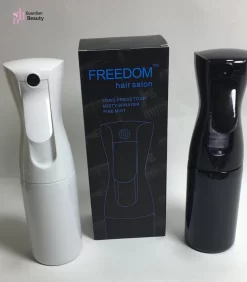 Merkloos Sibel Extreme Mist Verstuiver 160ml Zwart En Wit| Professional Hairdressing Plastic Fine Mist Spray Bottle - 2 Stucks -Tuingereedschap 1051x1200 1