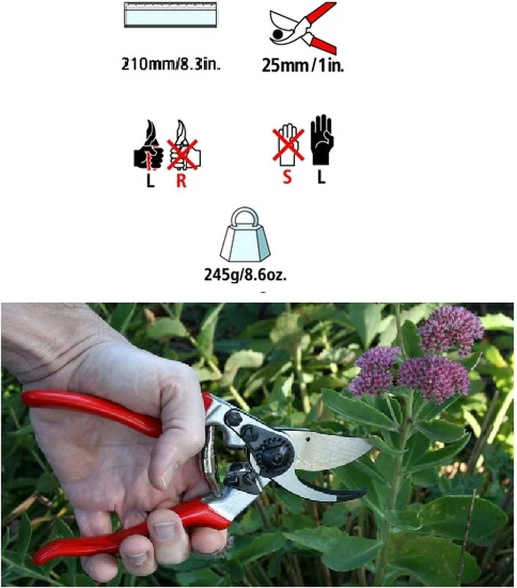 Felco 2 + GRATIS Felco Handschoenen In Cadeauverpakking 4 Felco 2 + GRATIS Felco Handschoenen In Cadeauverpakking - Afbeelding 4