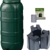 Regenton Rainsaver - Groen 100 L + Voet + Vulautomaat