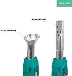 VONROC Elektrische Onkruidbrander - 2000W - Incl. Barbecue Mondstuk -Tuingereedschap 1129x1200 1