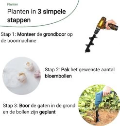 MaatWorkz - Grondboor - 25 CM - Boormachine - Bollenplanter - Moestuin - Palenboor - Boor - Tuin -Tuingereedschap 1138x1200 1