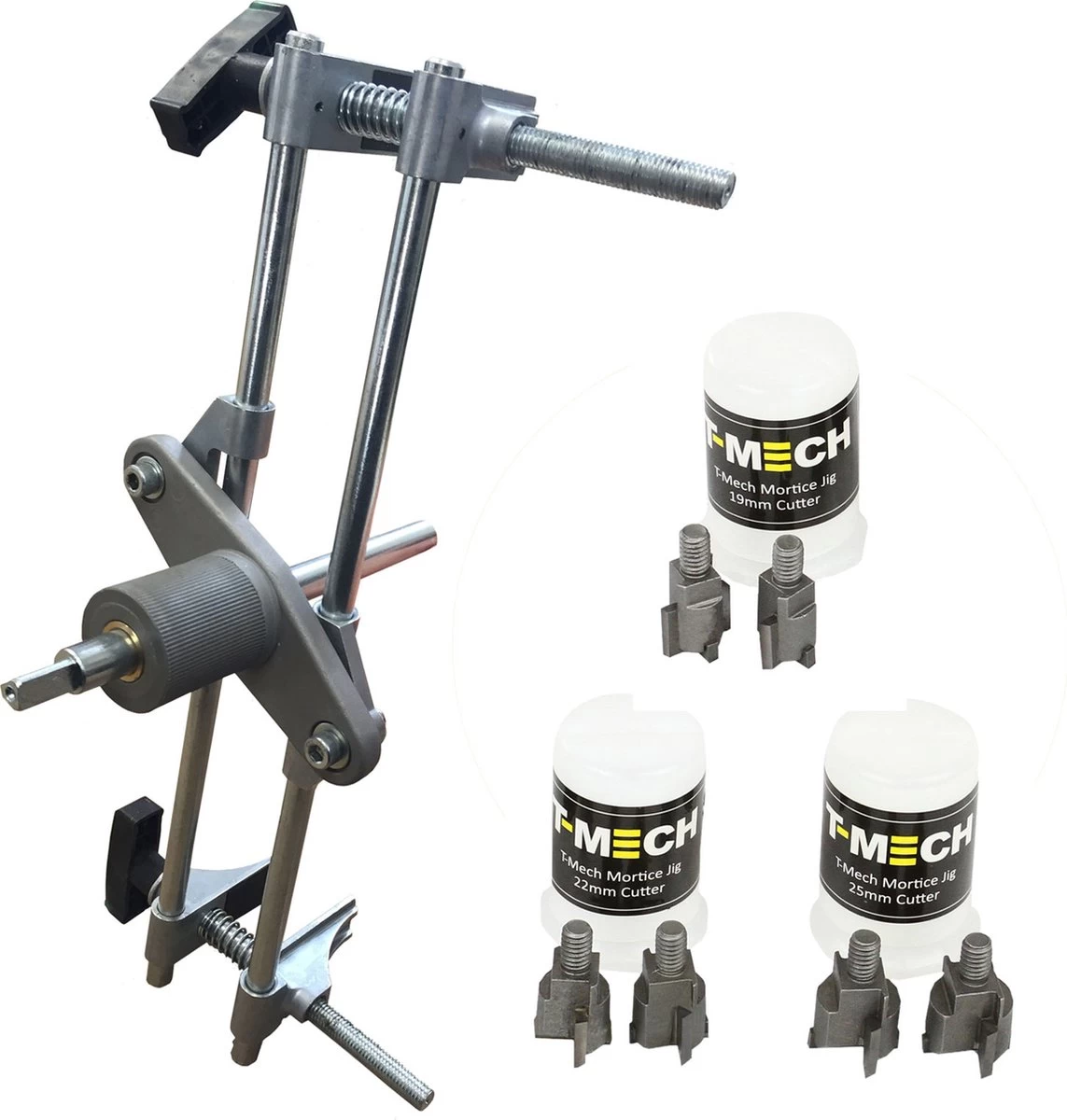 T-Mech Slotkast Frees – Freesmal Deurslot - Inclusief 6 Hardmetalen Frezen - 43 Cm H X 20 Cm B X 15 Cm D - Nauwkeurige Frees In 5 Minuten 4 T-Mech Slotkast Frees – Freesmal Deurslot - Inclusief 6 Hardmetalen Frezen - 43 Cm H X 20 Cm B X 15 Cm D - Nauwkeurige Frees In 5 Minuten - Afbeelding 4