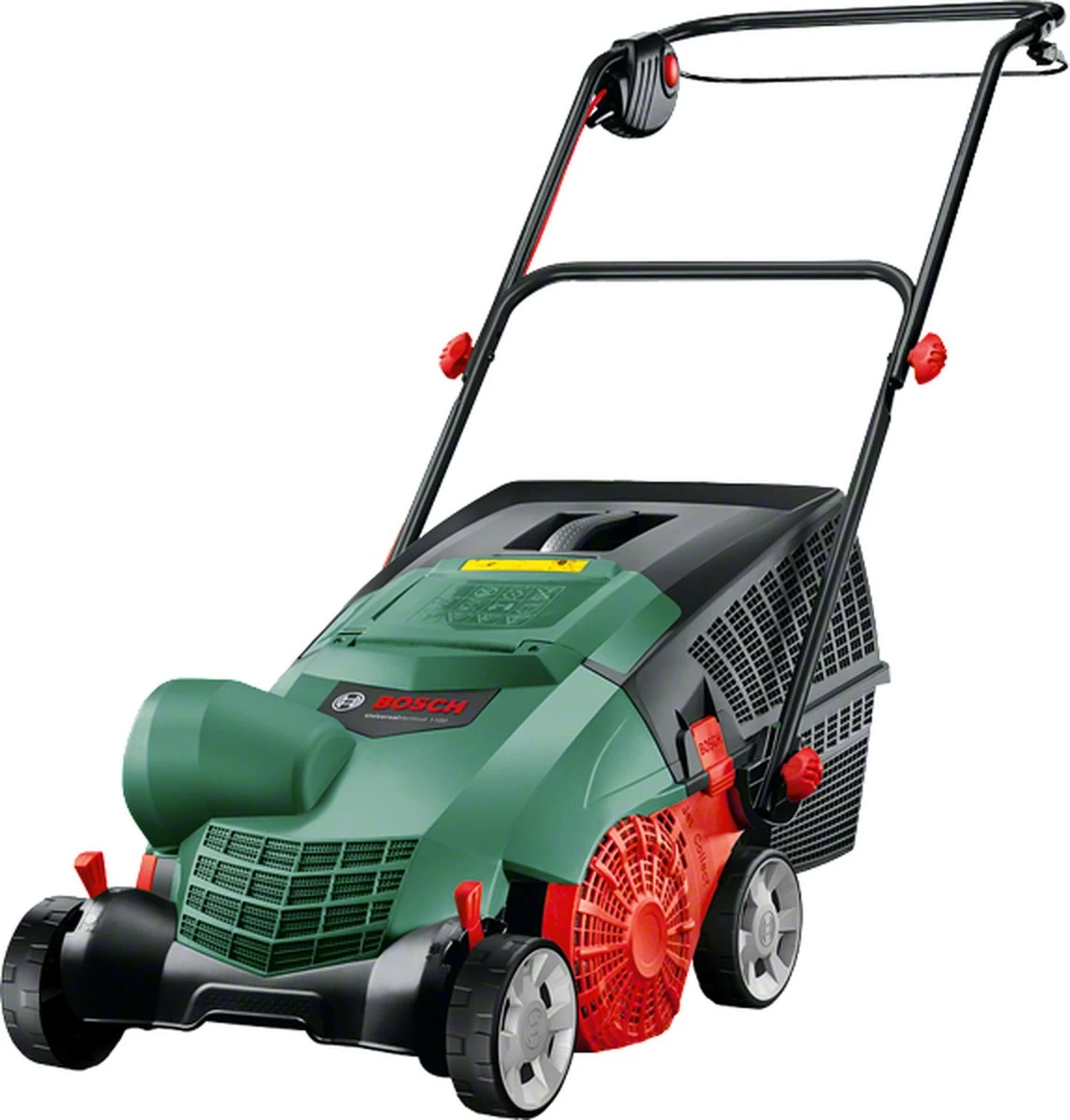 Bosch UniversalVerticut 1100 Verticuteermachine - Op Snoer - 1100 W - 32 Cm Maaibreedte - Met 50 Liter Opvangbak 8 Bosch UniversalVerticut 1100 Verticuteermachine - Op Snoer - 1100 W - 32 Cm Maaibreedte - Met 50 Liter Opvangbak - Afbeelding 8