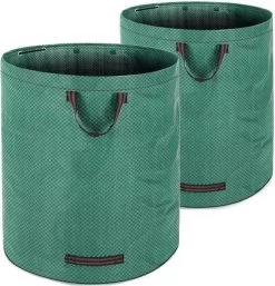 Gardebruk Tuinafvalzak - 2 Stuks 280L – 77x67cm/Opvouwbaar - Groen -Tuingereedschap 1155x1200 1