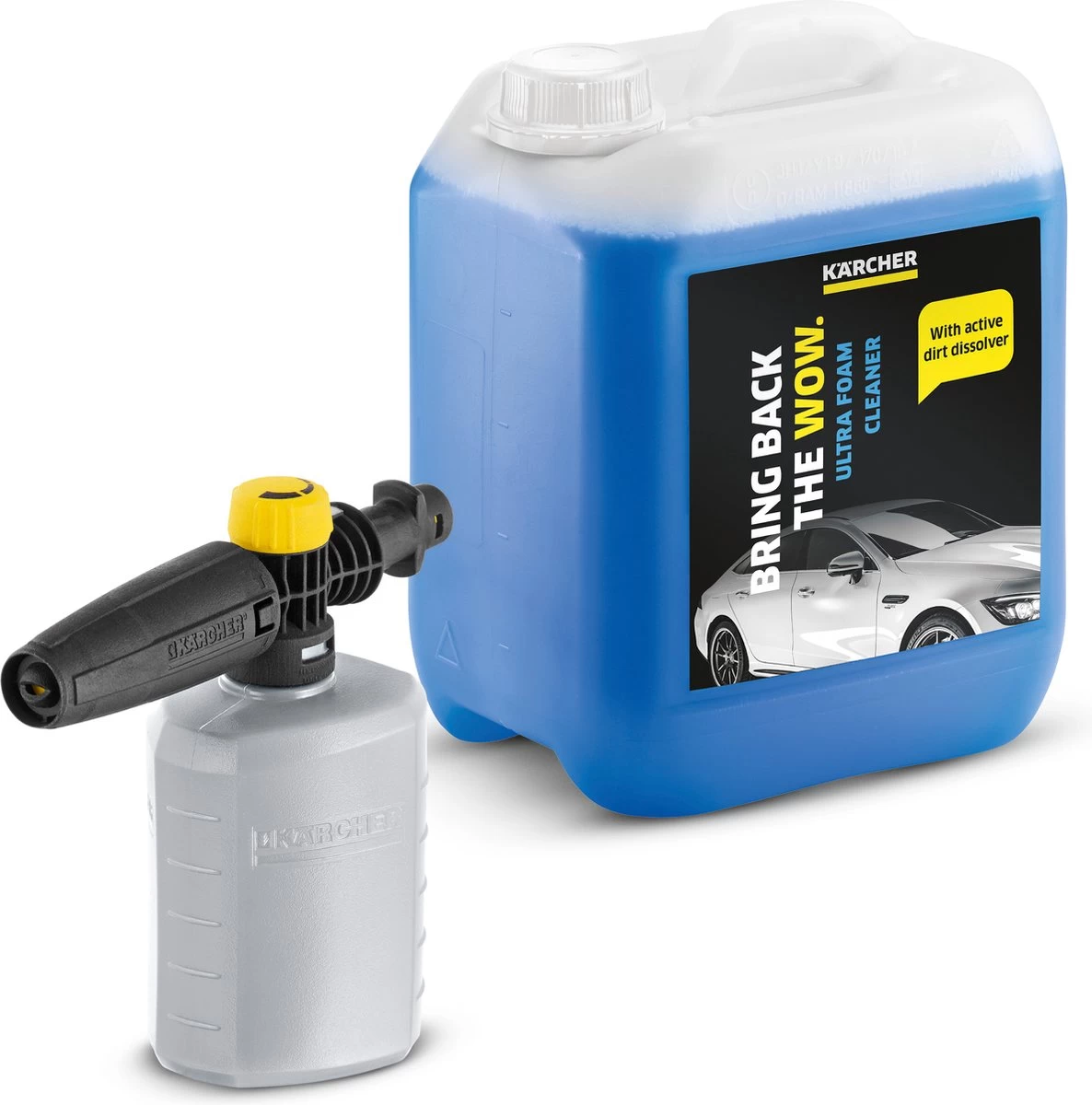Kärcher Hogedrukreiniger Accessoire Set FJ 6 Foam Jet – 5 Liter Ultra Foam Cleaner RM 527 – Incl. Schuimsproeier Met 0,6 Ltr Inhoud 1 Kärcher Hogedrukreiniger Accessoire Set FJ 6 Foam Jet – 5 Liter Ultra Foam Cleaner RM 527 – Incl. Schuimsproeier Met 0,6 Ltr Inhoud