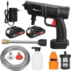 Merkloos Elektrische Accu-Hogedrukreiniger - 1.2mpa - Multifunctioneel Mondstuk - Draagbaar Oplaadbaar Snoerloos - Reinigingsspuitpistool - Met Rijke Accessoires - Voor Auto, Tuin, Terras, Raam - Zwart 18 Merkloos Elektrische Accu-Hogedrukreiniger - 1.2mpa - Multifunctioneel Mondstuk - Draagbaar Oplaadbaar Snoerloos - Reinigingsspuitpistool - Met Rijke Accessoires - Voor Auto, Tuin, Terras, Raam - Zwart -Tuingereedschap 1189x1200 2