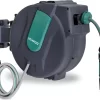 VONROC Automatische Slanghaspel – Incl. 25m Tuinslang, Aansluitslang, Spuitstuk, Koppelingen & Kraanaansluiting