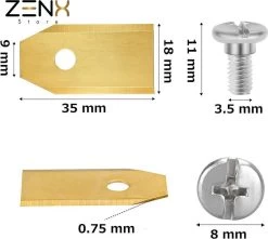 Titanium Robot Grasmaaier Mesjes Voor Husqvarna Automower, Gardena Robotmaaiers -Tuingereedschap 1200x1076 1