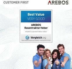 AREBOS Zitmaaierkrik Zitmaaier Kriksysteem Krik Hijstoestel Reinigingshulp 400kg -Tuingereedschap 1200x1135 1