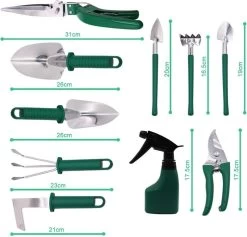 Tuingereedschap Set Tuinierset 10 Delig - Snoeischaar Tuinschaar Bloemenschaar Tuinschepje Plantenspuit Handhark 19 Tuingereedschap Set Tuinierset 10 Delig - Snoeischaar Tuinschaar Bloemenschaar Tuinschepje Plantenspuit Handhark -Tuingereedschap 1200x1149 3