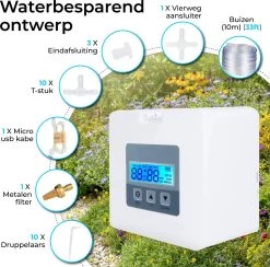 Automatisch Bewateringssysteem Voor Kamerplanten Met Pomp – Waterdruppelaar – Watergeefsysteem– Planten Watergever -Tuingereedschap 1200x1186 7