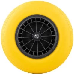 GARDENGEAR Kruiwagenwiel 4.00-8 Pu Plastic Geel -Tuingereedschap 1200x1189