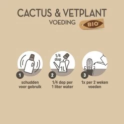 Pokon Bio Cactus & Vetplant Voeding - 250ml - Plantenvoeding (bio) - 7ml Per 1L Water -Tuingereedschap 1200x1198 20