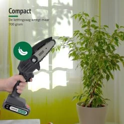 Mardin Mini Kettingzaag - Snoeizaag - Kettingzaag - Kettingzaag Electrisch Met 2 Accu - Inclusief Koffer - 1 Extra Accu - Zwart -Tuingereedschap 1200x1199 9