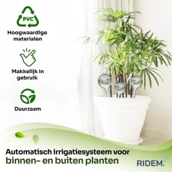 Waterdruppelaar Voor Planten - Irrigatiesysteem- Waterbol - Druppelsysteem - Watergeefsysteem Voor Kamerplanten - Plantenwatergever -6 Stuks - Transparant -Tuingereedschap 1200x1200 1155