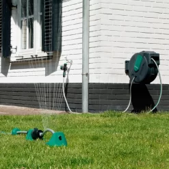 VONROC Automatische Slanghaspel – Incl. 25m Tuinslang, Aansluitslang, Spuitstuk, Koppelingen & Kraanaansluiting 12 VONROC Automatische Slanghaspel – Incl. 25m Tuinslang, Aansluitslang, Spuitstuk, Koppelingen & Kraanaansluiting -Tuingereedschap 1200x1200 1242