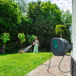 VONROC Automatische Slanghaspel – Incl. 25m Tuinslang, Aansluitslang, Spuitstuk, Koppelingen & Kraanaansluiting 14 VONROC Automatische Slanghaspel – Incl. 25m Tuinslang, Aansluitslang, Spuitstuk, Koppelingen & Kraanaansluiting -Tuingereedschap 1200x1200 1244