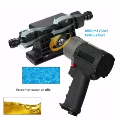 Waterpomp Voor Accuboor, Accutol Of Boormachine - Voorzetpomp - 1136 Liter / Uur - Boot Pomp Voor (Accu)boormachine Water Boorpomp -Tuingereedschap 1200x1200 1456