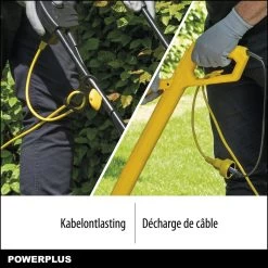 Powerplus POWXG6212T Elektrische Grasmaaier - Grasmachine Voor Kleine En Middelgrote Tuin - 1300W - Maaibreedte 320mm - Verstelbare Maaihoogte - 30L Opvangbak - Incl. Grastrimmer 250W -Tuingereedschap 1200x1200 333