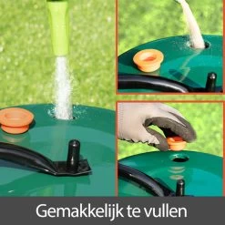 Gardebruk Tuinwals 60cm - 50L Vulvolume Staaltrommel - Groen -Tuingereedschap 1200x1200 395