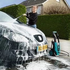 VONROC Hogedrukreiniger V18-2 1800W – 140 Bar – 420 L/h – Incl. 8m Slang, Geïntegreerde Reinigingsmiddelen Tank, Terrasreiniger, Spuitstukken En Accessoires -Tuingereedschap 1200x1200 5