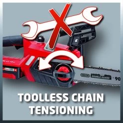 Einhell Accu Kettingzaag GE-LC 18 Li Kit (1x3,0Ah) Power X-Change (Li-Ion - 18 V - 25 Cm Zwaardlengte - 23 Cm Snijlengte - Terugslagbescherming - Kettingvangbout - Incl. 3,0 Ah Accu En Lader) -Tuingereedschap 1200x1200 567