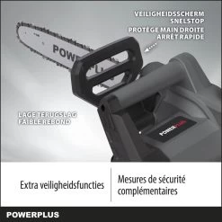 Powerplus POWEG10110 Elektrische Kettingzaag - 2200W - Zwaardlengte 400mm - Automatische Kettingsmering - Incl. 1x Ketting En 1x Zwaard -Tuingereedschap 1200x1200 598
