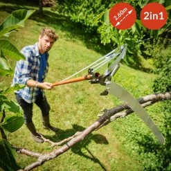 Gardebruk Takkenzaag Telescopisch - 2in1 Zaag & Snoeischaar - Oranje -Tuingereedschap 1200x1200 658