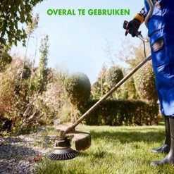 Merkloos SlimShop Onkruidborstel - Bosmaaier Grastrimmer - Onkruid - Onkruidkrabber - Voegenborstel - Onkruidverwijderaar - Max 10.000 Toerental P/m - 20CM -Tuingereedschap 1200x1200 715