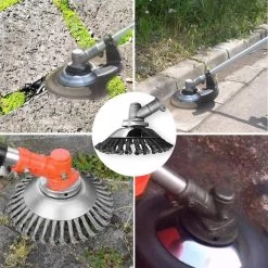 Merkloos Onkruidborstel - Voegenborstel - Elektrisch - Bosmaaier - Staalborstel - Universeel - 20cm -Tuingereedschap 1200x1200 718