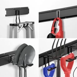 SODEAL Luxe Gereedschapshouder- Tuingereedschap Ophangsysteem - Fiets Ophangsysteem - Bezem Ophangsysteem -Tuingereedschap 1200x1200 835