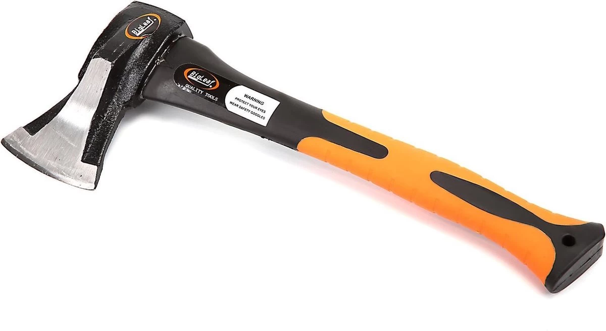 Merkloos Kloofbijl 1000 Gram Met Anti Slip Fiberglas Steel Bijl 1 Merkloos Kloofbijl 1000 Gram Met Anti Slip Fiberglas Steel Bijl