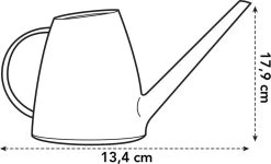 Elho Brussels Gieter 1,8l - Gieter Voor Binnenkweken En Oogsten - Ø 33.0 X H 17.0 Cm - Zwart/Antraciet -Tuingereedschap 1200x728 3
