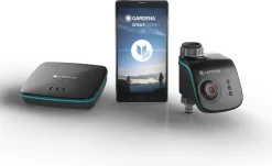 GARDENA - Smart Water Control Set Besproeiingscomputer - 1min Tot 10u - 6 Besproeiingen Per Dag -Tuingereedschap 1200x733