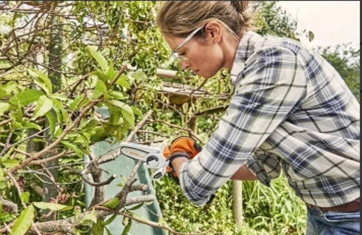 Stihl Accu Mini Kettingzaag SET - Snoeischaar - Snoeizaag - Hand Kettingzaag - Professioneel- Hovenier- Tuinman 6 Stihl Accu Mini Kettingzaag SET - Snoeischaar - Snoeizaag - Hand Kettingzaag - Professioneel- Hovenier- Tuinman - Afbeelding 6