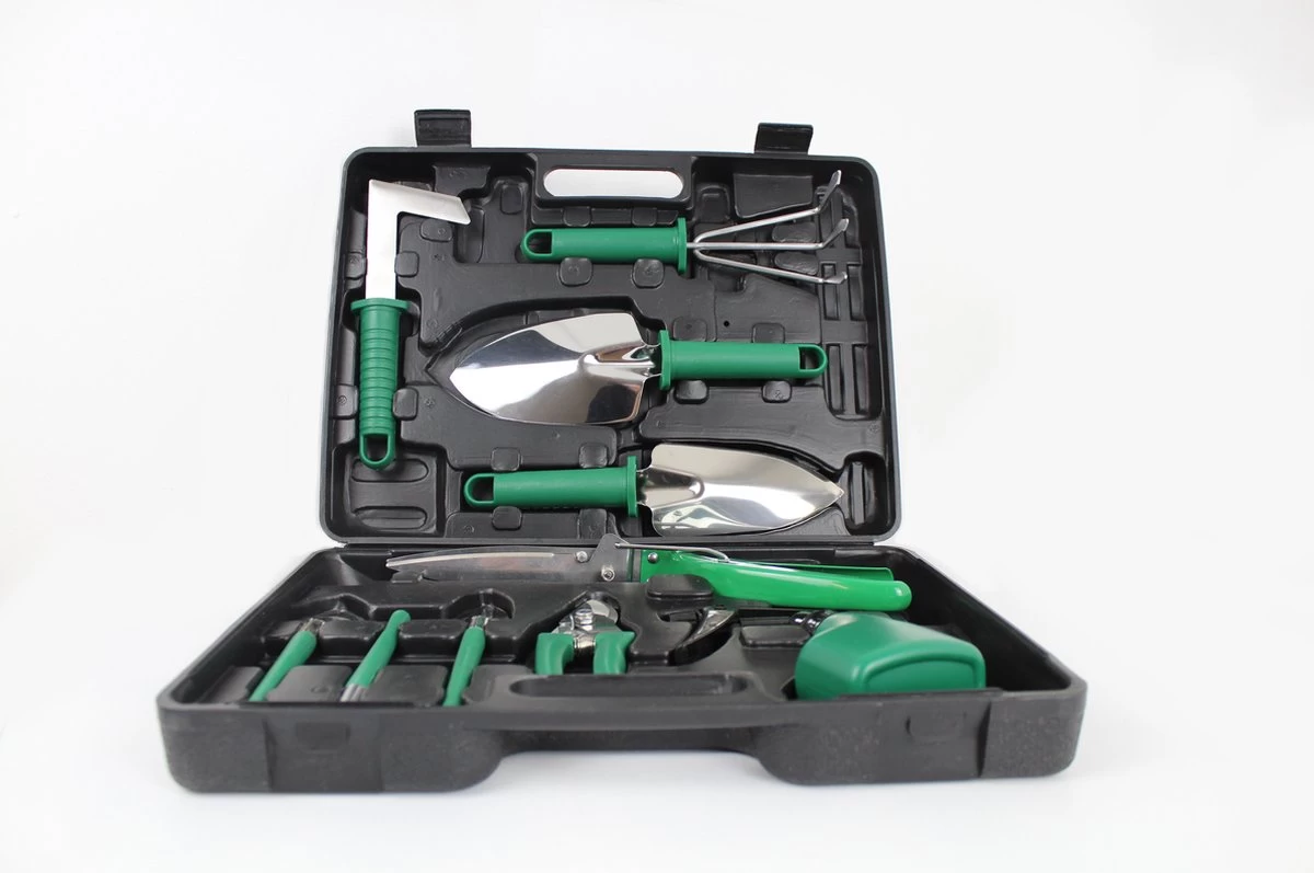 Tuingereedschap Set Tuinierset 10 Delig - Snoeischaar Tuinschaar Bloemenschaar Tuinschepje Plantenspuit Handhark 1 Tuingereedschap Set Tuinierset 10 Delig - Snoeischaar Tuinschaar Bloemenschaar Tuinschepje Plantenspuit Handhark