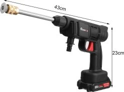 Merkloos Elektrische Accu-Hogedrukreiniger - 1.2mpa - Multifunctioneel Mondstuk - Draagbaar Oplaadbaar Snoerloos - Reinigingsspuitpistool - Met Rijke Accessoires - Voor Auto, Tuin, Terras, Raam - Zwart 19 Merkloos Elektrische Accu-Hogedrukreiniger - 1.2mpa - Multifunctioneel Mondstuk - Draagbaar Oplaadbaar Snoerloos - Reinigingsspuitpistool - Met Rijke Accessoires - Voor Auto, Tuin, Terras, Raam - Zwart -Tuingereedschap 1200x899 1