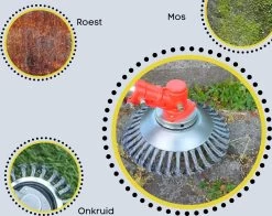 Merkloos Onkruidborstel Voor Bosmaaier | 200mm 20 Cm Staalborstel Nieuw | Universele Onkruidborstel 200 Mm - Onkruidverwijderaar - Voegenborstel - Grastrimmer -Tuingereedschap 1200x954 4