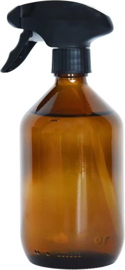 24DOTS Living Plantenspuit | 500 Ml Bruin Amber Glas | Plantensproeier | Plantenspuit Binnen | Waterverstuiver | Vernevelaar