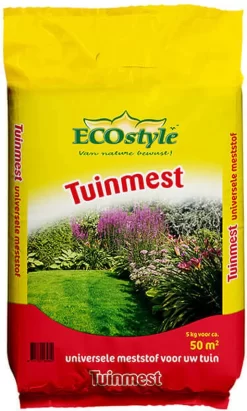ECOstyle Tuinmest Organische Meststof - Border & Siertuin - Natuurlijke Meststof Gazon - 120 Dagen Voeding- 180 M² - 18 KG -Tuingereedschap 721x1200 3