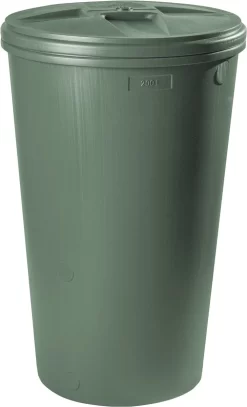 Regenton 200L - Groen (incl. Kraan + Deksel)
