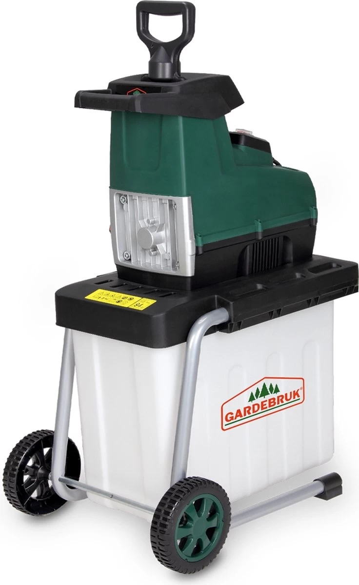 Gardebruk Hakselaar Elektrisch 2800W - 45mm Takdikte - Opvangbak 60 L 1 Gardebruk Hakselaar Elektrisch 2800W - 45mm Takdikte - Opvangbak 60 L
