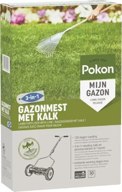 Pokon Gazonmest Met Kalk - 2kg - Mest - Geschikt Voor 30m² - 120 Dagen Voeding -Tuingereedschap 761x1200 1