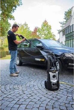 Powerplus POWXG90410 Hogedrukreiniger - 1800W - Max. 140 Bar - 420 L/h - Incl. 8m Slang, Terrasreiniger En Accessoires - Reiniger Voor Auto, Fiets En Meubelen -Tuingereedschap 803x1200