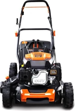 FUXTEC Grasmaaier Benzine - 46cm - Zelfrijdend / Zelftrekkend / Achterwielaandrijving - Mulchfunctie - Opvangbak 50L - FX-RM4646 -Tuingereedschap 818x1200 3