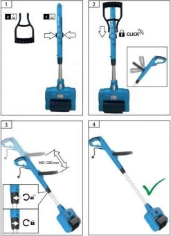 Güde Elektrische Oppervlakte- En Voegenreiniger - MET Telescopische Stang & 4 Voegenborstels - GUB 500 12 Güde Elektrische Oppervlakte- En Voegenreiniger - MET Telescopische Stang & 4 Voegenborstels - GUB 500 -Tuingereedschap 868x1200 3