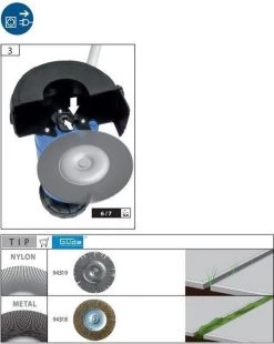 Güde Elektrische Onkruidborstel - Voegenreiniger - 400 Watt - GRF 401 -Tuingereedschap 956x1200 3