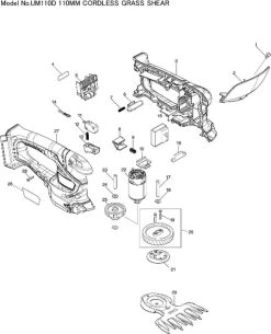 Makita Accu Grasschaar En Buxusschaar UM110DWYX -Tuingereedschap 972x1200